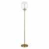 Discount 🤩 Maklaine Metal Industrial Floor Lamp In Brass/Clear Glass ✨ 1 Discount 🤩 Maklaine Metal Industrial Floor Lamp In Brass/Clear Glass ✨ -Henn&Hart shop 2575414 L