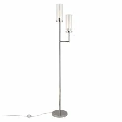 Wholesale ๐ฏ Maklaine Modern 69.5" 2 Bulb Clear Glass Shade Floor Lamp In Nickel And Gray ๐ฅ 20 Wholesale ๐ฏ Maklaine Modern 69.5" 2 Bulb Clear Glass Shade Floor Lamp In Nickel And Gray ๐ฅ -Henn&Hart shop 2575425 8 L
