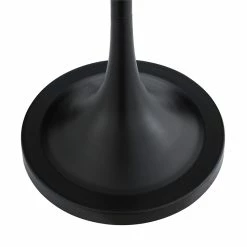 Promo 😍 Maklaine Modern 61.5" Metal Floor Lamp With Fabric Drum Shade In Black/Bronze ✔️ -Henn&Hart shop 2575444 9 L