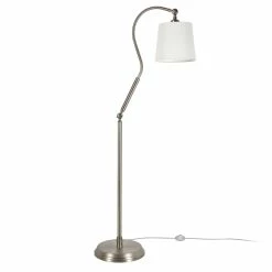 Top 10 🎉 Maklaine Modern Arc Floor Lamp In Brushed Nickel 🥰 -Henn&Hart shop 2575461 5 L