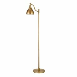 Wholesale 🥰 Maklaine Contemporary Handcrafted Floor Lamp In Brass Finish 🎁