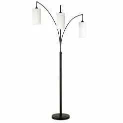 Best Pirce 🥰 Maklaine Contemporary 3-Light Floor Lamp In Black/Bronze 🔥