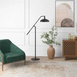 Best reviews of ❤️ Maklaine Contemporary Floor Lamp With Boom Arm In Black/Bronze 🎁 17 Best reviews of ❤️ Maklaine Contemporary Floor Lamp With Boom Arm In Black/Bronze 🎁 -Henn&Hart shop 2575539 6 L