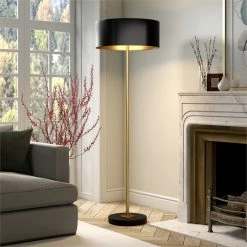 Brand new โจ Maklaine Modern 2-Tone Brass And Blackened Bronze Floor Lamp With Metal Shade ๐ 13 Brand new โจ Maklaine Modern 2-Tone Brass And Blackened Bronze Floor Lamp With Metal Shade ๐ -Henn&Hart shop 2575541 7 L