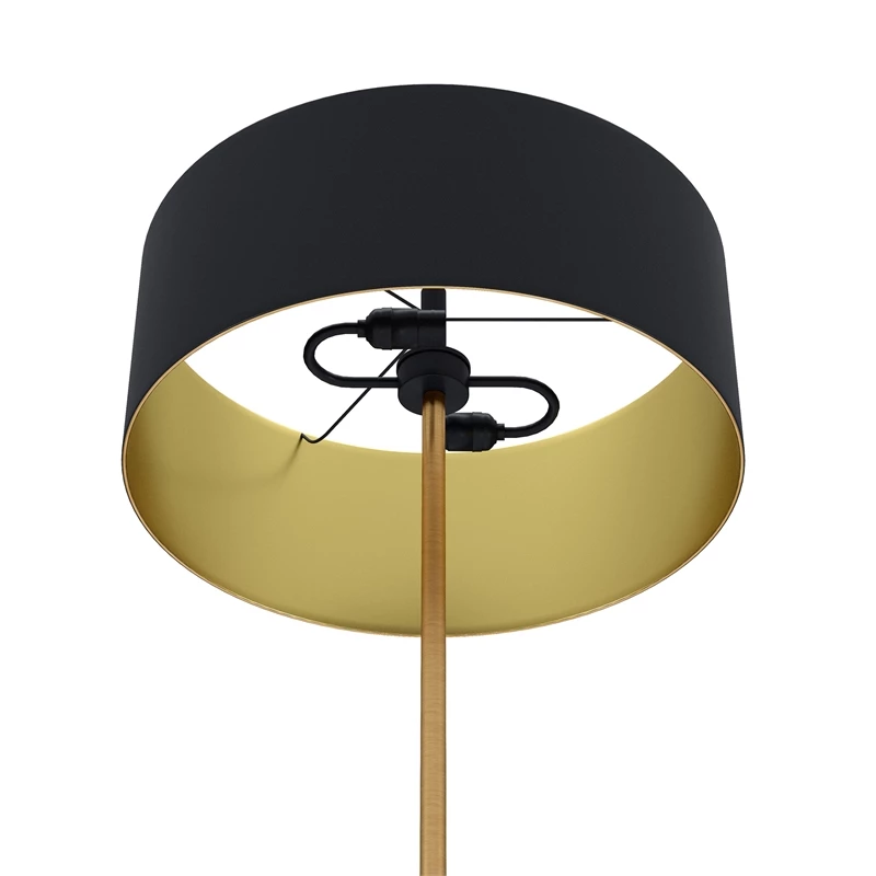Brand new โจ Maklaine Modern 2-Tone Brass And Blackened Bronze Floor Lamp With Metal Shade ๐ 4 Brand new โจ Maklaine Modern 2-Tone Brass And Blackened Bronze Floor Lamp With Metal Shade ๐ - Image 2