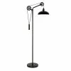 Top 10 ⌛ Allora Industrial Metal Pulley Floor Lamp With Metal Shade In Black 🎁