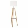 Best reviews of 🧨 Lumisource Compass Mid-Century Wood And Fabric Shelf Floor Lamp In Natural/Black 💯 -Henn&Hart shop 2578805 L