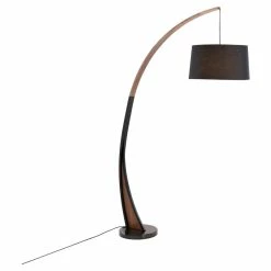 Best deal ⌛ Lumisource Noah Mid-Century Wood And Marble Floor Lamp In Walnut/Black 👍