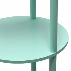 Cheap 🤩 All The Rages Simple Designs 62.5" Round Etagere Organizer Floor Lamp - 2 USB 1 Outlet - Aqua 🔔 -Henn&Hart shop 2623629 5 L