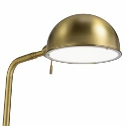 Best deal 🧨 Henn&Hart 18.25" Brushed Brass Finish Metal Floor Lamp 👏 -Henn&Hart shop 2625176 9 L