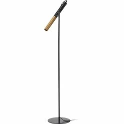 Best Pirce 😉 Renwil Bestla 1-Light Modern Metal & Plastic Floor Lamp In Black 🔥 -Henn&Hart shop 2634414 2 L