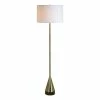 Outlet ✨ Renwil Lacrima 1-Light Modern Metal Floor Lamp In Brass & White 👏