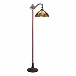 Wholesale 🎁 Chloe Lighting Victorian Adia 1-Light Metal Reading Floor Lamp In Dark Bronze 🛒