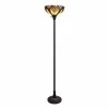 Best Pirce 👍 Chloe Lighting Victorian Adia 1-Light Metal Torchiere Floor Lamp In Dark Bronze 😀 -Henn&Hart shop 2637722 L