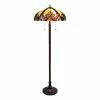 Wholesale 🧨 Chloe Lighting Victorian Adia 2-Light Metal Floor Lamp In Dark Bronze 🔥 -Henn&Hart shop 2637723 L