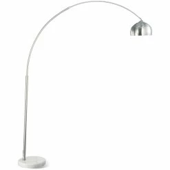 Best deal 🥰 Coaster Contemporary Arched Floor Lamp In Chrome ⭐