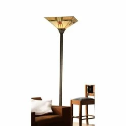 New ✨ Dale Tiffany Arrowhead Mission Torchiere 👏 -Henn&Hart shop 465063 1 L