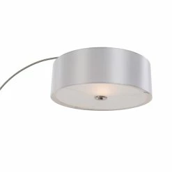 Promo 😀 Yosemite Home Decor 1 Light Arc Floor Lamp In Satin Steel 🔔 -Henn&Hart shop 486000 7 L