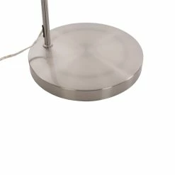 Promo 😀 Yosemite Home Decor 1 Light Arc Floor Lamp In Satin Steel 🔔 -Henn&Hart shop 486000 8 L